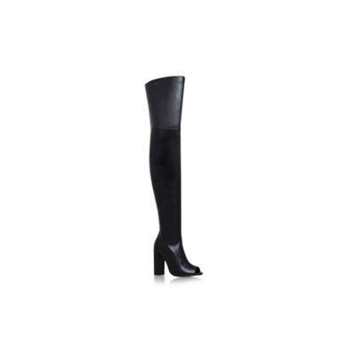 Carvela Black 'Gear' high heel knee boots